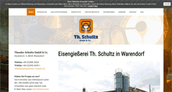 Desktop Screenshot of eisengiesserei-schultz.de