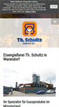 Mobile Screenshot of eisengiesserei-schultz.de